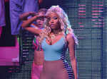 American rapper and actress Nicky Minaj raises temperatures