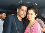 AD and Sabina Singh during the after-party