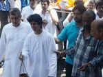 Avitesh Shrivastava during the funeral