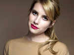 American actress and singer Emma Roberts’ sharp features make her