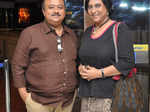 Abhijit Guha and Sudeshna Roy during the premiere
