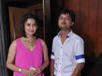 Sampurna Lahiri and Rishi Chanda during the premiere