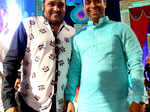 Shabab Sabri and Sumit Patil during the Dahi Handi event