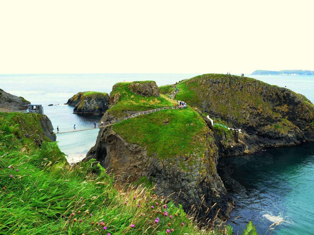 Carrick-a-Rede Rope Bridge - Belfast: Get the Detail of Carrick-a-Rede Rope  Bridge on Times of India Travel