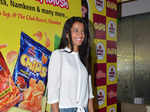Mugdha Godse during the launch of Harley foods products