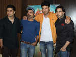 Chandrachoor Rai, Jatin Sarna, Aakash Dahiya and Vansh Bhardwaj during the music launch