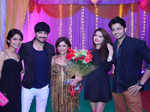 Janvi Vora poses with Vinni, Dheeraj Dhoopar, Shirin and Alan Kapoor ​