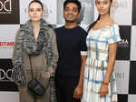Nimish Shah poses with models