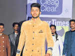 Tanmay Jha during the Clean & Clear Nagpur Times Fresh Face 2015 finals