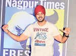 Tanveer Singh Chawla during the Clean & Clear Nagpur Times Fresh Face 2015 finals