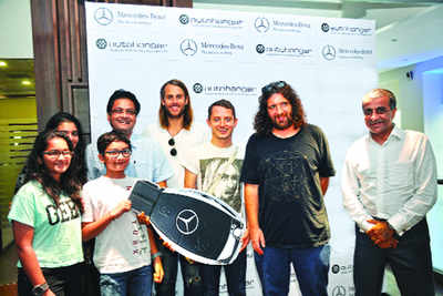 Auto Hangar India hosts Elijah Wood and Zachary Cowie in Mumbai