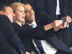 Barack Obama and David Cameron received criticism for clicking selfies