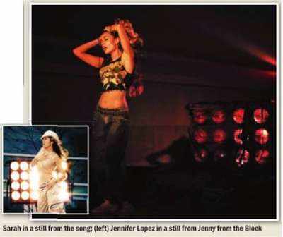 BACKSTAGE PASS - Film Zubaan - Look who is aping Jennifer Lopez now