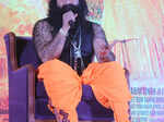 Gurmeet Ram Rahim Singh during the music launch of his movie