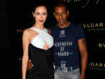 Sucheta Sharma and Harrison James during the launch of Bvlgari watch