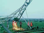 Senior railway officials have rushed to derailment site