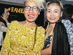 Erica and Kim Kimmi during Hall Of Fame fashion preview