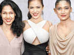 Models Nethra Raghuraman, Sucheta Sharma and Carol Gracias