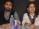 Mithoon and Kavita Seth during a music band competition