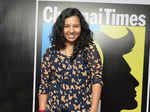 Rj Nandhini during the auditions