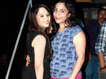 Vanitha and Apeksha during a party