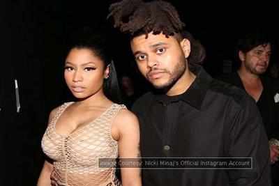 Nicki Minaj hints at teaming up with The Weeknd