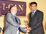 Scott Mitchell and Krishnkant Mundra during the fifth annual InfoCepts Character Awards Night