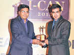 Shantanu Dixit and Mohit Bhutani during the fifth annual InfoCepts Character Awards Night