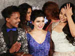 Designer Sidney Sladen with Samantha Ruth Prabhu and Trisha