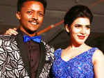 ​​​Designer Sidney Sladen walks the ramp with showstopper Samantha Ruth Prabhu