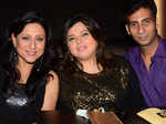 Kishori Shahane and Delnaaz Irani with a guest