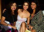 Shilpa Saklani (C) and Sai Deodhar (R) with a guest