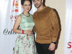 Gunjan Walia poses with husband Vikas Manaktala