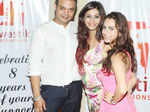 Producer Siddharth Kumar Tewary poses with friends