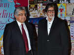 Harish Salve and Amitabh Bachchan during the launch