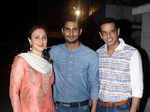 Juhi Babbar, Prateik Babbar and Anup Soni