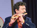 Naveen Kumar during the three-day world flute festival