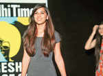 First runner-up, Chandni Popli during the auditions