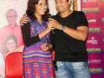 Mukta Barve and Swapnil Joshi during the trailer launch