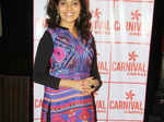 Mukta Barve poses during the trailer launch