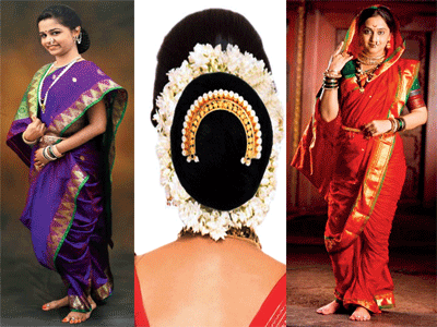 Save time with pre-stitched nauvaris this festival - Times of India
