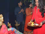 Kehkashan Patel during the Ganesh Chaturthi celebrations