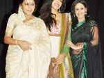 Roopa Ganguly, Rituparna Sengupta and Indrani Haldar during the premiere