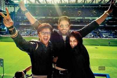 Abhishek Bachchan gets Riteish and Genelia to watch their first live football match