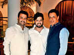 Ashutosh and Manish Tripathi with Madhur Bhandarkar