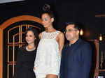 Pankaj and Nidhi with Sony Kaur during the preview
