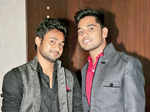 Anurag Jaiswal and Ashu Singh during the freshers party