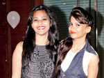 Aparana Singh and Pragya Singh during the freshers party