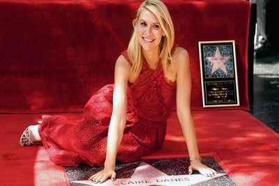 Homeland-actress Claire Danes receives star on Hollywood Walk of Fame - The  Economic Times