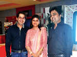 Ankur, Anchal and Anuj during an event